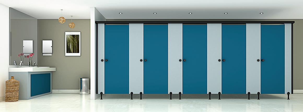 Bathroom & toilet cubicles by Greenlam Industries